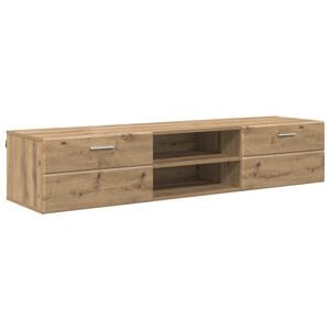 vidaXL Houten Kast 150 x 39 x 30 cm Artisan Eiken Bewerkt hout