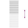 vidaXL Zebra rolgordijn 80x200 cm stofbreedte 75,9 cm lichtgrijs
