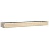 vidaXL Plantenbak Ivoor 480 x 100 x 45 cm Gegalvaniseerd staal
