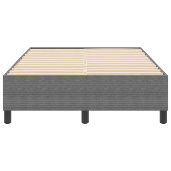 vidaXL Platform bedframe Lichtgrijs 120 x 190 cm Stof