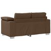 vidaXL Bank 3 pcs Bruin 219 x 80 x 82 cm Linnen-mix stof