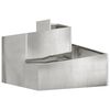 vidaXL Plantenbak Zilver 60 x 60 x 50 cm Gegalvaniseerd staal