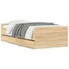 vidaXL Bedframe met lades sonoma eikenkleurig 90x190 cm