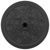 vidaXL Parasolvoet Zwart &Oslash;38-48 mm PE en beton en ijzer