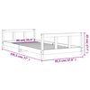 vidaXL Kinderbedframe 90x190 cm massief grenenhout wit