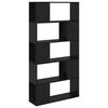 vidaXL Tv-meubelset Wandgemonteerd Zwart 80 x 24 x 156 cm Bewerkt hout