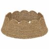 vidaXL Kerstboomkraag Rond Naturel Dia. 45 x 22 cm Zeegras