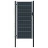 vidaXL Hekpoort PVC en staal 100x204 cm antraciet