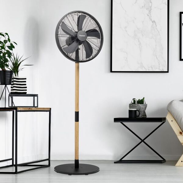 Bestron Staande ventilator DFS45WB 50 W 45 cm zwart