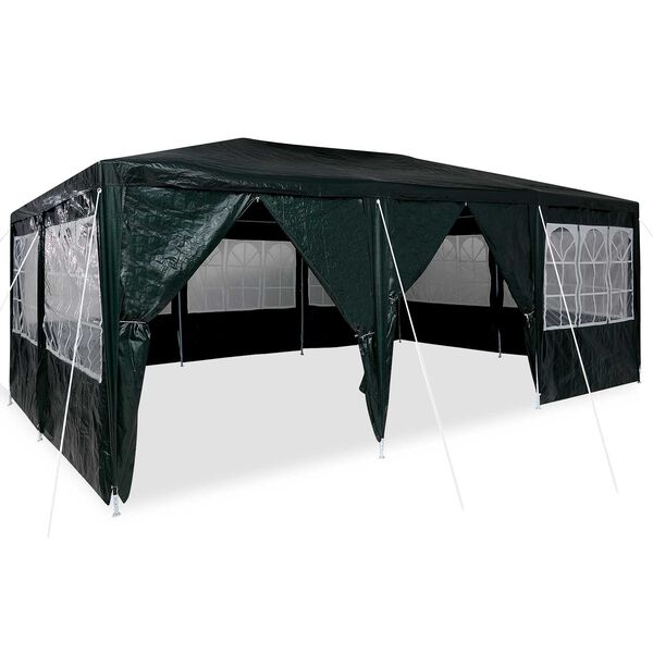 vidaXL Partytent Groen 600 x 400 x 266 cm Polyetheen