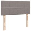 vidaXL Ottoman bed met matras 120x200cm stof taupe