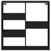 vidaXL Wandkast 80x15x80 cm bewerkt hout zwart