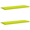 vidaXL 2-delige Bankkussens SOEST 2 st 100% Polyester Helder groen