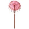 vidaXL Balinese Parasol Roze 95 x 95 x 260 cm