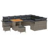vidaXL Tuin Sofa Set 12 st 11-Aantal zitplaatsen Grijs