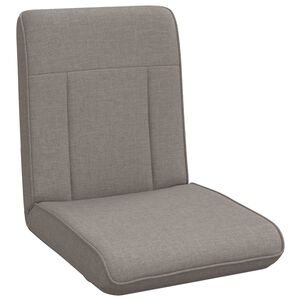 vidaXL Verstelbare vlo stoelen Taupe Stof