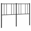 vidaXL Vervangend hoofdbord 150 cm metaal zwart