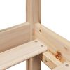 vidaXL Bedframe zonder matras massief grenenhout 75x190 cm