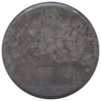vidaXL Tafelblad Ø40x2,5 cm marmer zwart
