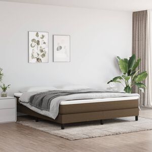 vidaXL Pocketveringmatras medium 160x200x20 cm stof donkerbrui8