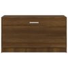 vidaXL Schoenenbank 80x24x45 cm bewerkt hout bruin eikenkleur