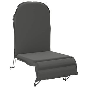vidaXL Zon Loungerkussen GEMERT 100% Polyester Antraciet