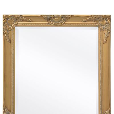 vidaXL Wandspiegel Barok 100 x 50 cm goud