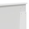 vidaXL Bedframe met hoofdeinde Wit 180 x 200 cm Massief grenenhout