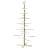 vidaXL Metalen kerstboom met standaard KUOPIO 150 cm Warmwit Staal