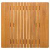 vidaXL Badmat Effen Bruin 59 x 40 cm Hout