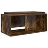 vidaXL Koffietafel Set 2 st Gerookt eiken 90 x 48 x 40 cm Bewerkt hout