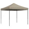 vidaXL Partytent inklapbaar pop-up 292x292x315 cm taupe