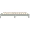 vidaXL Bedframe zonder matras 120x210 cm fluweel lichtgrijs