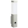 vidaXL Buiten Wandlamp Zilver 10.5 x 6 x 33 cm