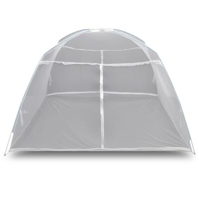 vidaXL Tent 200x120x130 cm glasvezel wit