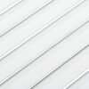 vidaXL Kastdeuren met lamellen 2 st 39,5x59,4 cm grenenhout wit