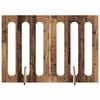 vidaXL Opvouwbaar huisdierhek 2 st Eikenhout 100,5 x 38 x 70 cm