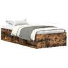 vidaXL Bedframe gerookt eikenkleurig 90x200 cm