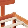 vidaXL Bedframe Wasbruin 100 x 200 cm Massief grenenhout