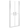 vidaXL Douchedeur 81x190 cm ESG transparant