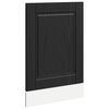 vidaXL Vaatwasserpaneel PORTO Zwart Eiken 45 x 1,5 x 57 cm