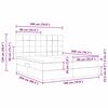 vidaXL Opslag bed met matras met hoofdeinde Zwart 180 x 200 cm Fluweel