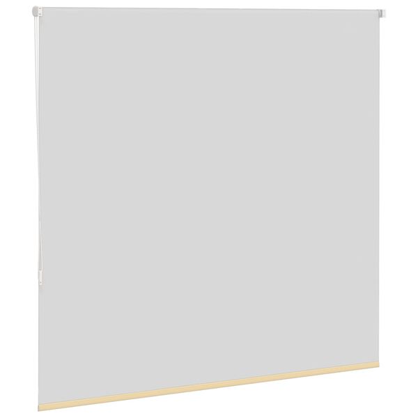 vidaXL Rolgordijn verduisterend 145x150 cm stofbreedte 141,6 cm beige