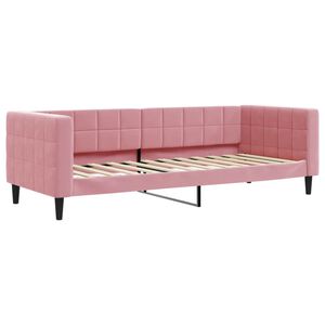 vidaXL Slaapbank 80x200 cm fluweel roze