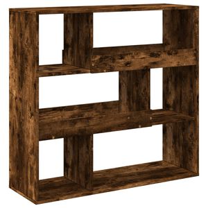 vidaXL Kamerscherm 100x33x94,5 cm bewerkt hout gerookt eikenkleurig