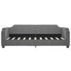 vidaXL Slaapbank met onderschuifbed 90x190 cm stof donkergrijs