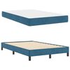 vidaXL Boxspringbed met matras Donkerblauw 120 x 200 cm Stof