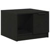 vidaXL Salontafel with Drawer Zwart eiken 50 x 50 x 36 cm Bewerkt hout