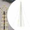 vidaXL LED-kerstboom met spikes 1534 LEDs warm wit 500 cm