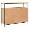 vidaXL Dressoir Sonoma Eiken 100x35x80 cm Bewerkt Hout
